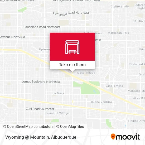 Mapa de Wyoming @ Mountain