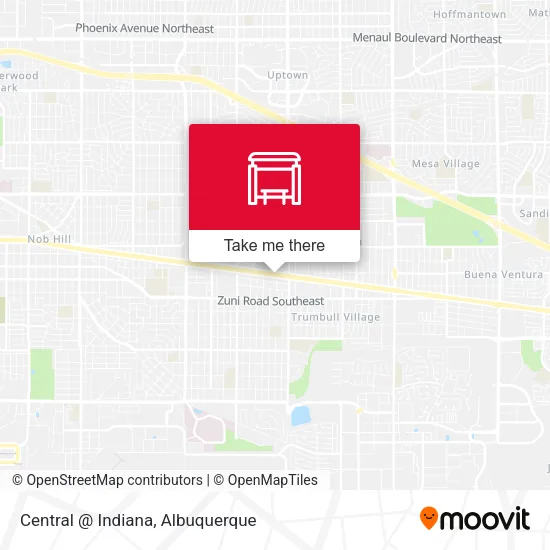Mapa de Central @ Indiana