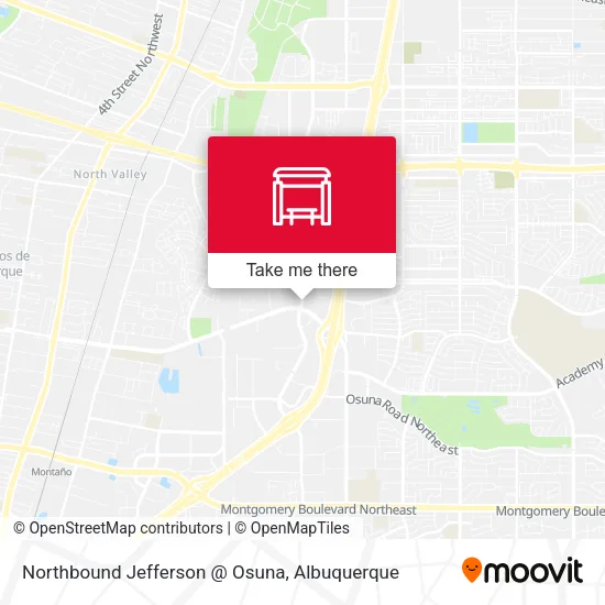Mapa de Northbound Jefferson @ Osuna