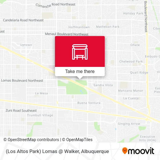 Mapa de (Los Altos Park) Lomas @ Walker