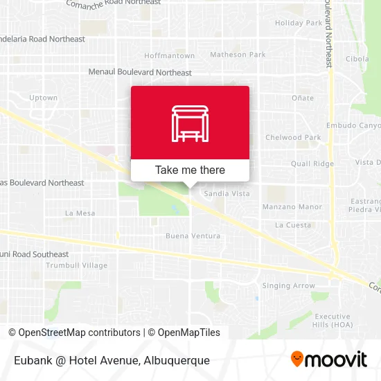 Eubank @ Hotel Avenue map