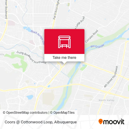 Coors @ Cottonwood Loop map