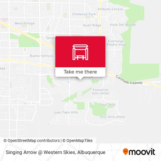 Mapa de Singing Arrow @ Western Skies