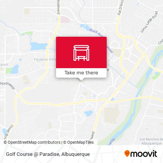 Golf Course @ Paradise map