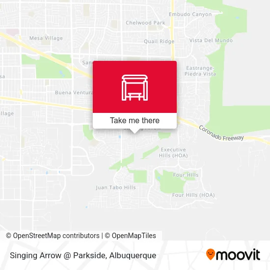 Mapa de Singing Arrow @ Parkside