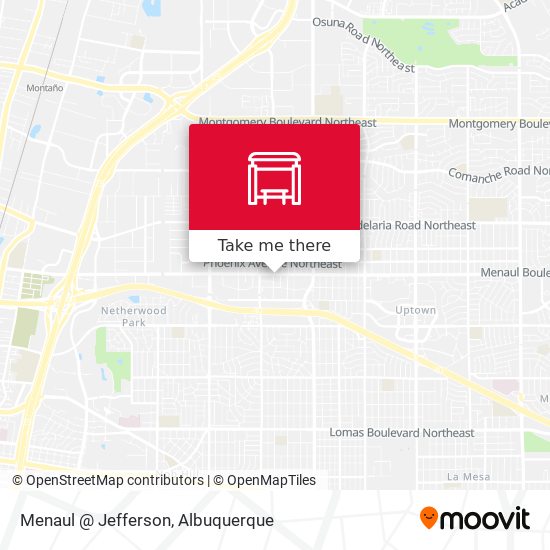 Menaul @ Jefferson map