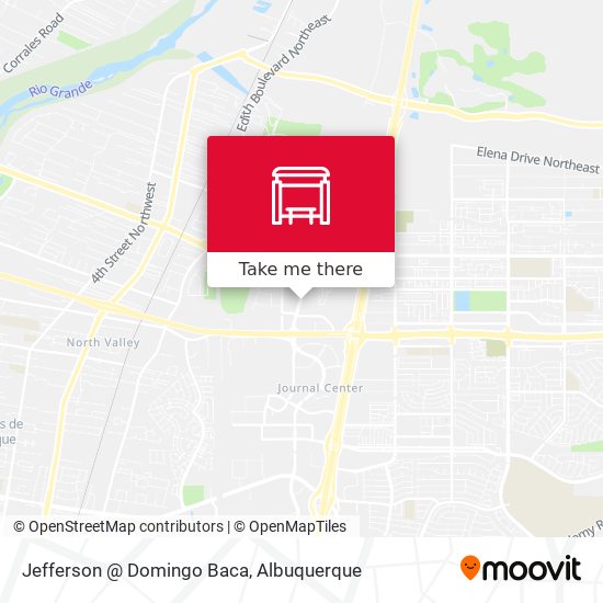 Jefferson @ Domingo Baca map