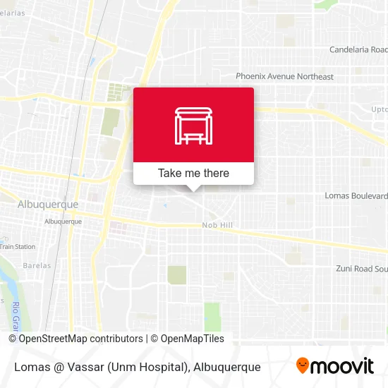 Mapa de Lomas @ Vassar (Unm Hospital)