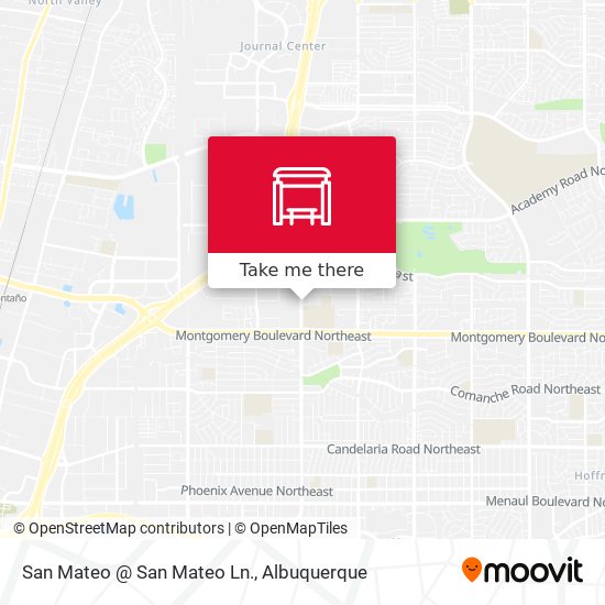 San Mateo @ San Mateo Ln. map
