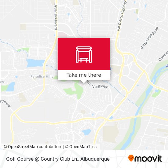 Golf Course @ Country Club Ln. map