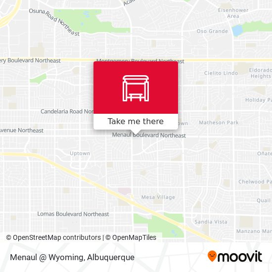 Menaul @ Wyoming map