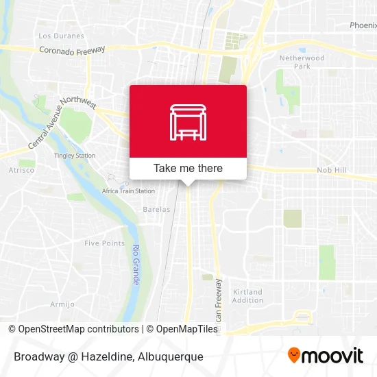 Mapa de Broadway @ Hazeldine