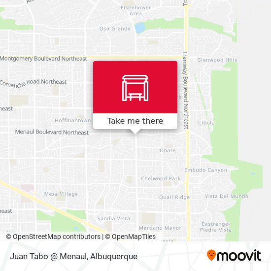 Mapa de Juan Tabo @ Menaul