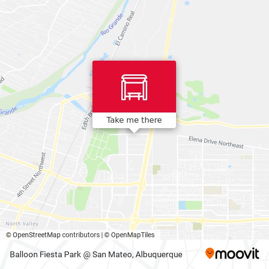 Mapa de Balloon Fiesta Park @ San Mateo