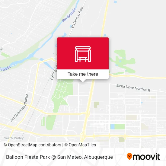 Mapa de Balloon Fiesta Park @ San Mateo
