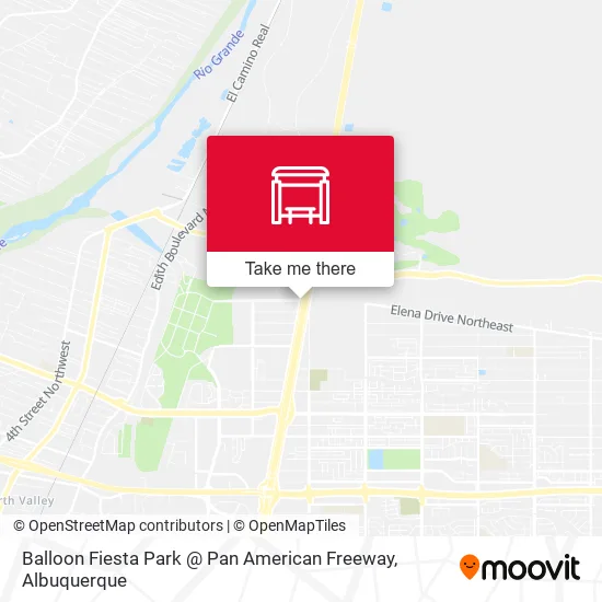 Mapa de Balloon Fiesta Park @ Pan American Freeway