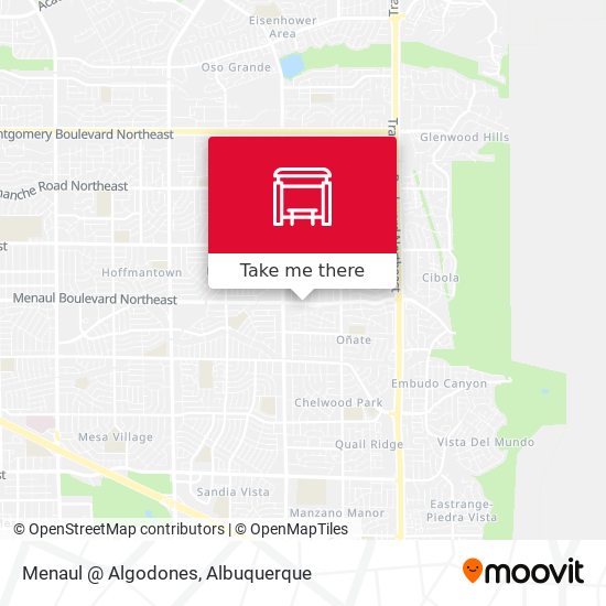 Menaul @ Algodones map