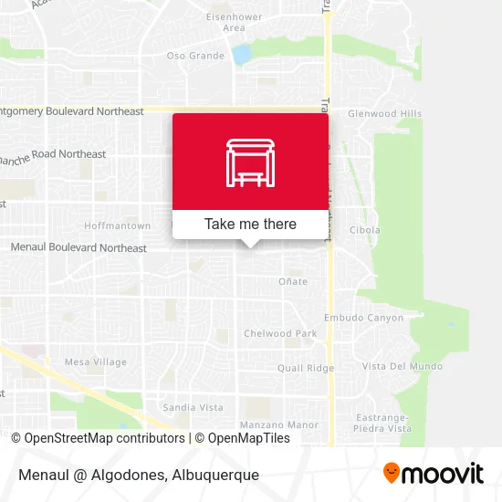 Mapa de Menaul @ Algodones