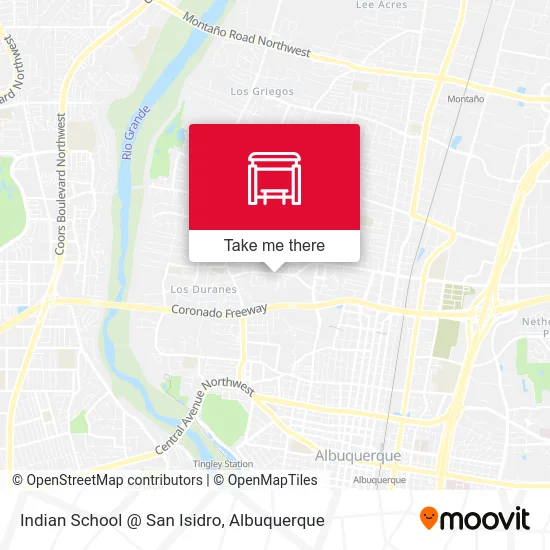 Indian School @ San Isidro map