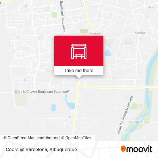 Coors @ Barcelona map