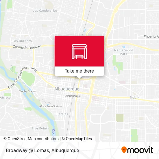 Mapa de Broadway @ Lomas