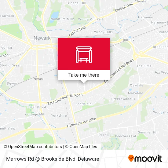 Mapa de Marrows Rd @ Brookside Blvd