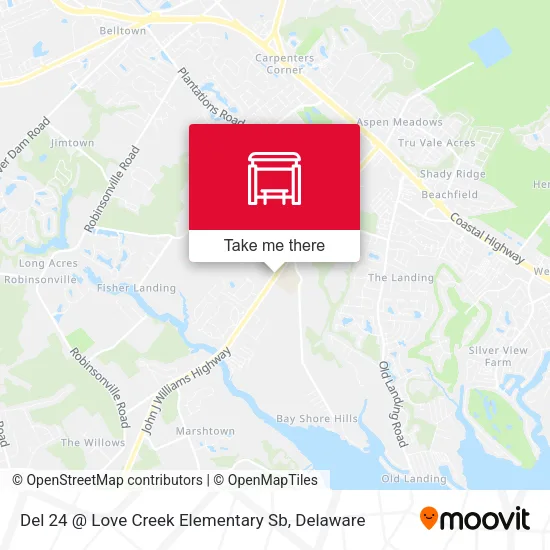 Del 24 @ Love Creek Elementary Sb map