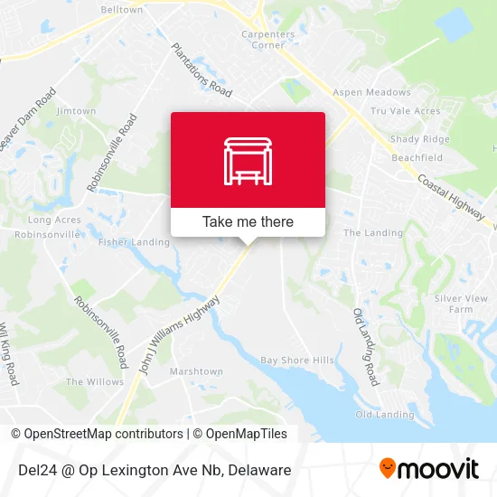 Del24 @ Op Lexington Ave Nb map