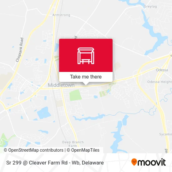 Sr 299 @ Cleaver Farm Rd - Wb map