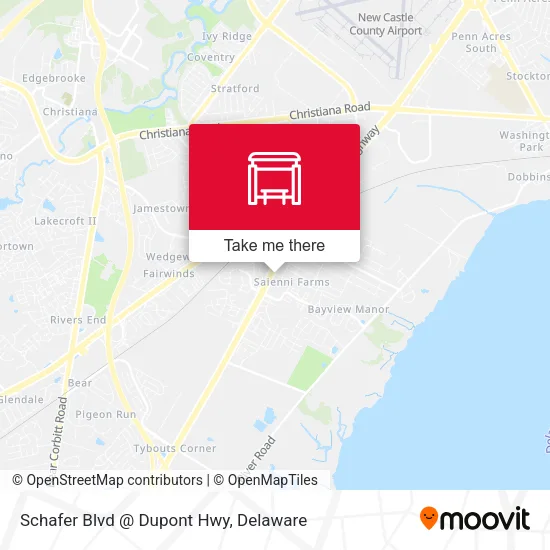 Mapa de Schafer Blvd @ Dupont Hwy