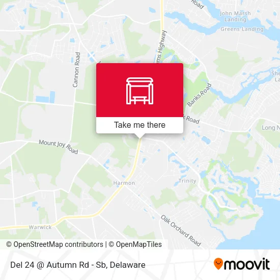 Del 24 @ Autumn Rd - Sb map