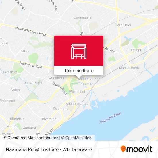 Mapa de Naamans Rd @ Tri-State - Wb