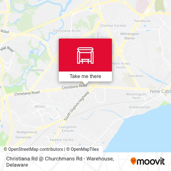 Christiana Rd @ Churchmans Rd - Warehouse map