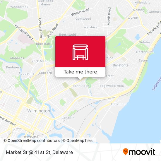 Mapa de Market St @ 41st St