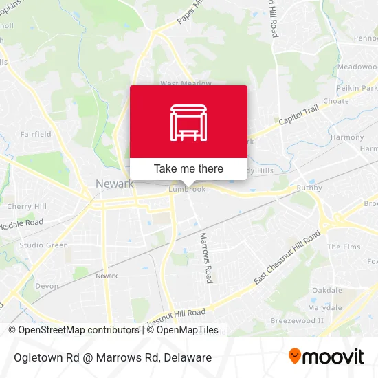 Ogletown Rd @ Marrows Rd map