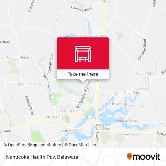 Nanticoke Health Pav map