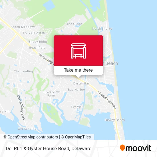 Mapa de Del Rt 1 & Oyster House Road