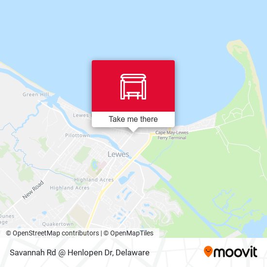Savannah Rd @ Henlopen Dr map