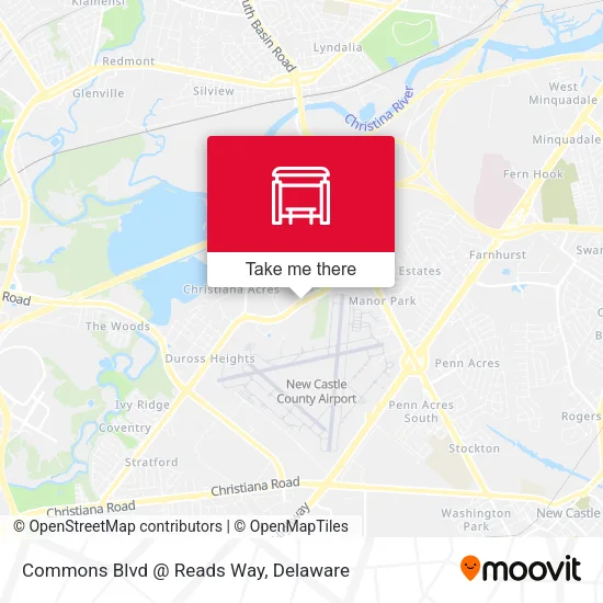 Mapa de Commons Blvd @ Reads Way