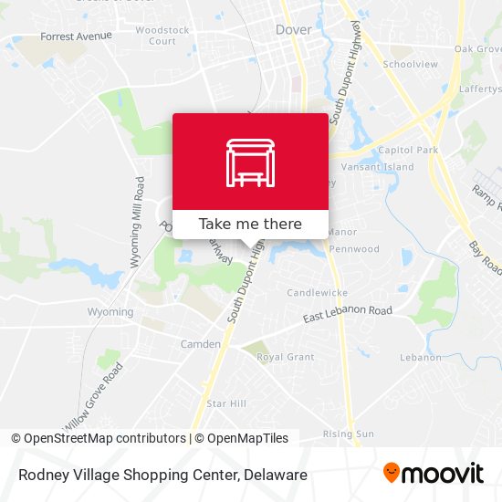 Rodney Village Shopping Center map