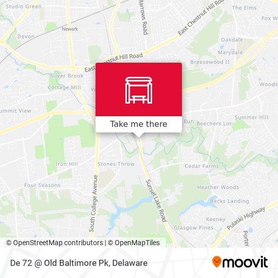 Mapa de De 72 @ Old Baltimore Pk