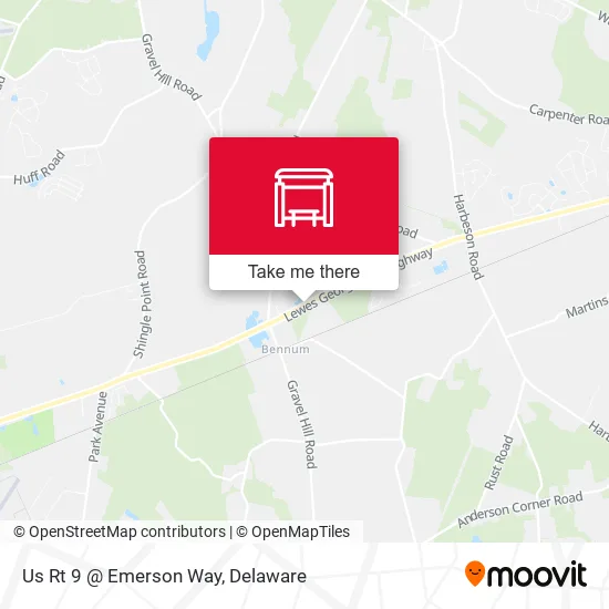 Us Rt 9 @ Emerson Way map