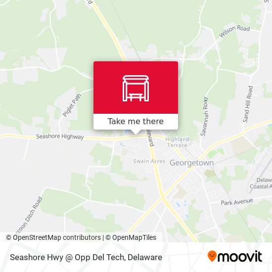 Seashore Hwy @ Opp Del Tech map