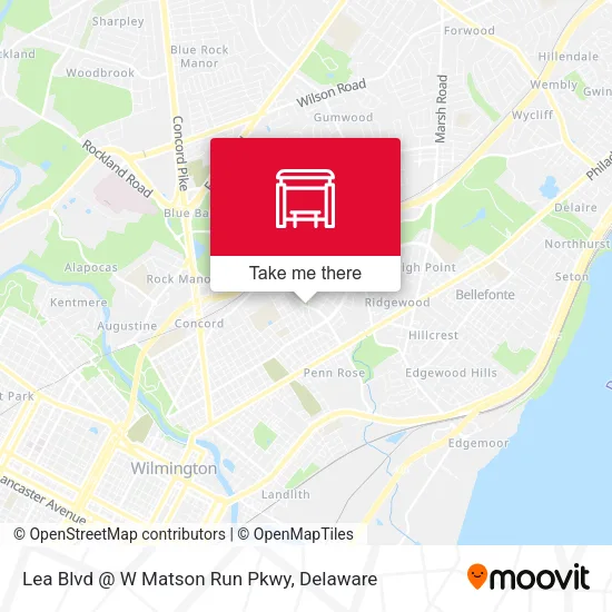 Mapa de Lea Blvd @ W Matson Run Pkwy