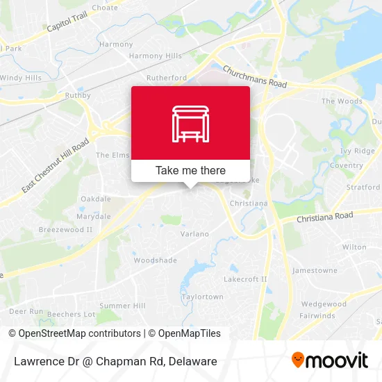 Mapa de Lawrence Dr @ Chapman Rd