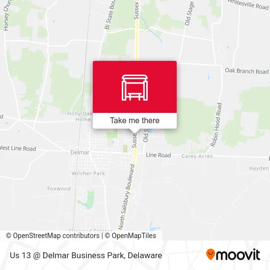 Mapa de Us 13 @ Delmar Business Park