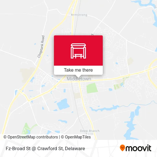Mapa de Fz-Broad St @ Crawford St