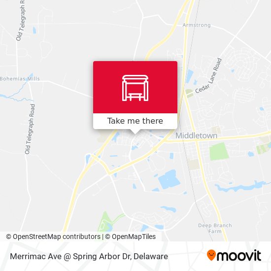 Merrimac Ave @ Spring Arbor Dr map
