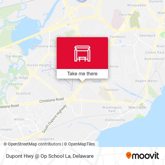Dupont Hwy @ Op School La map