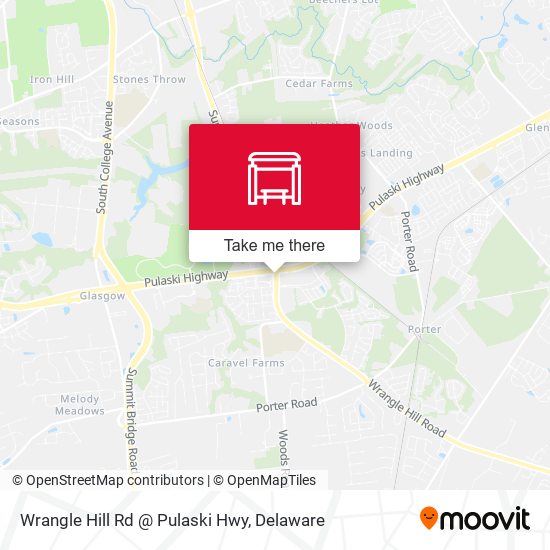 Wrangle Hill Rd @ Pulaski Hwy map